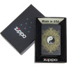 Zippo Classic 28829 — металлическая зажигалка, чёрная матовая