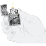 Зажигалка Zippo Brushed Chrome, арт. 48784